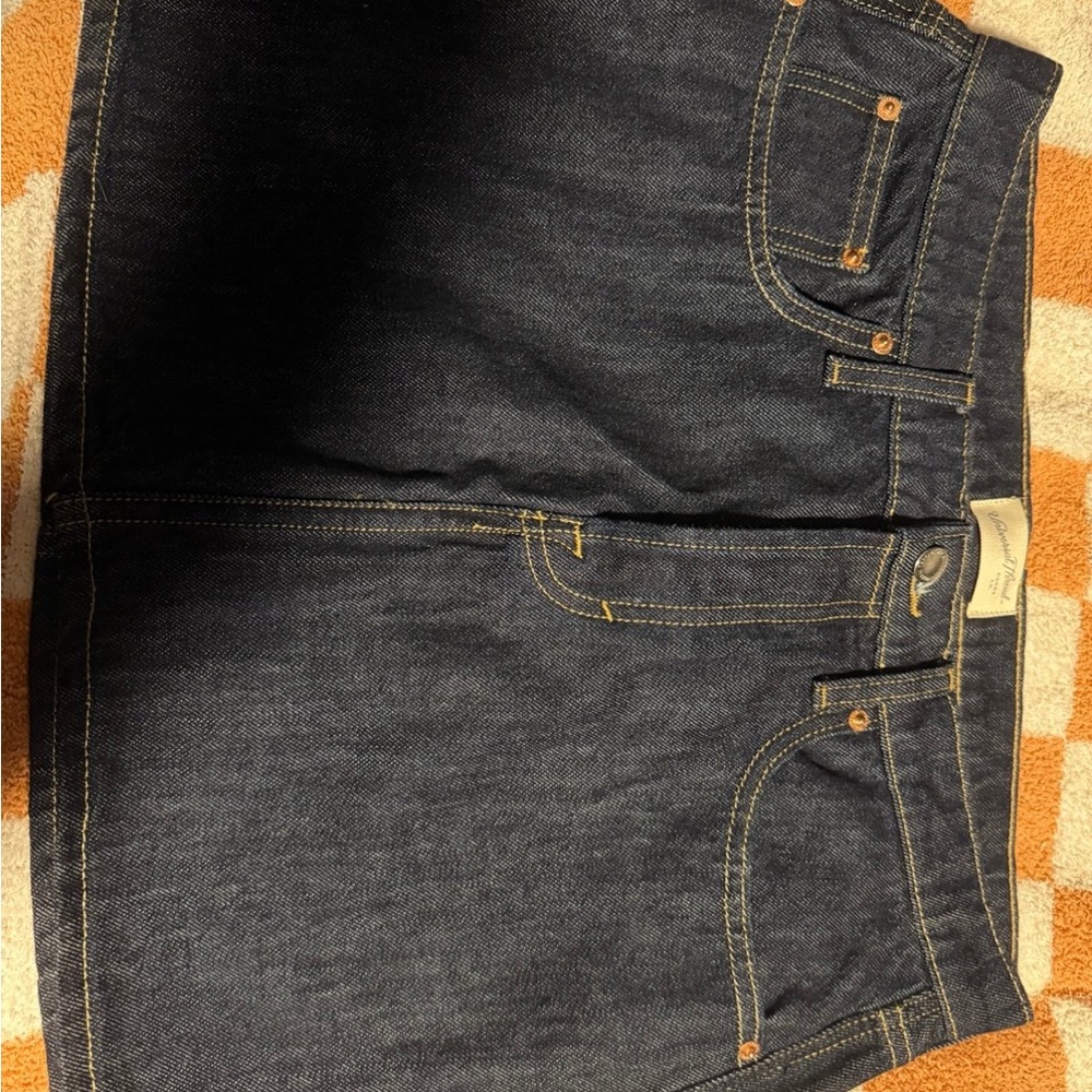 Universal Thread Dark Blue Denim Mini Skirt